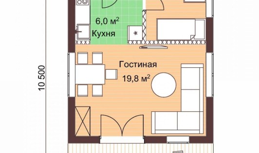 Проект дома из газобетона СПК-ГБД-7