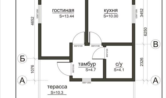 Проект дома из газобетона СПК-ГБД-3